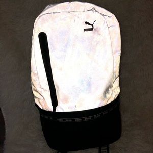 Reflective puma backpack